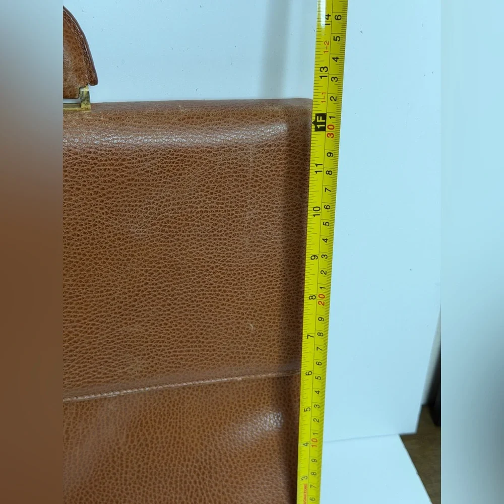 Vintage Tiffany & Co. Brown Leather Briefcase Dial Lock